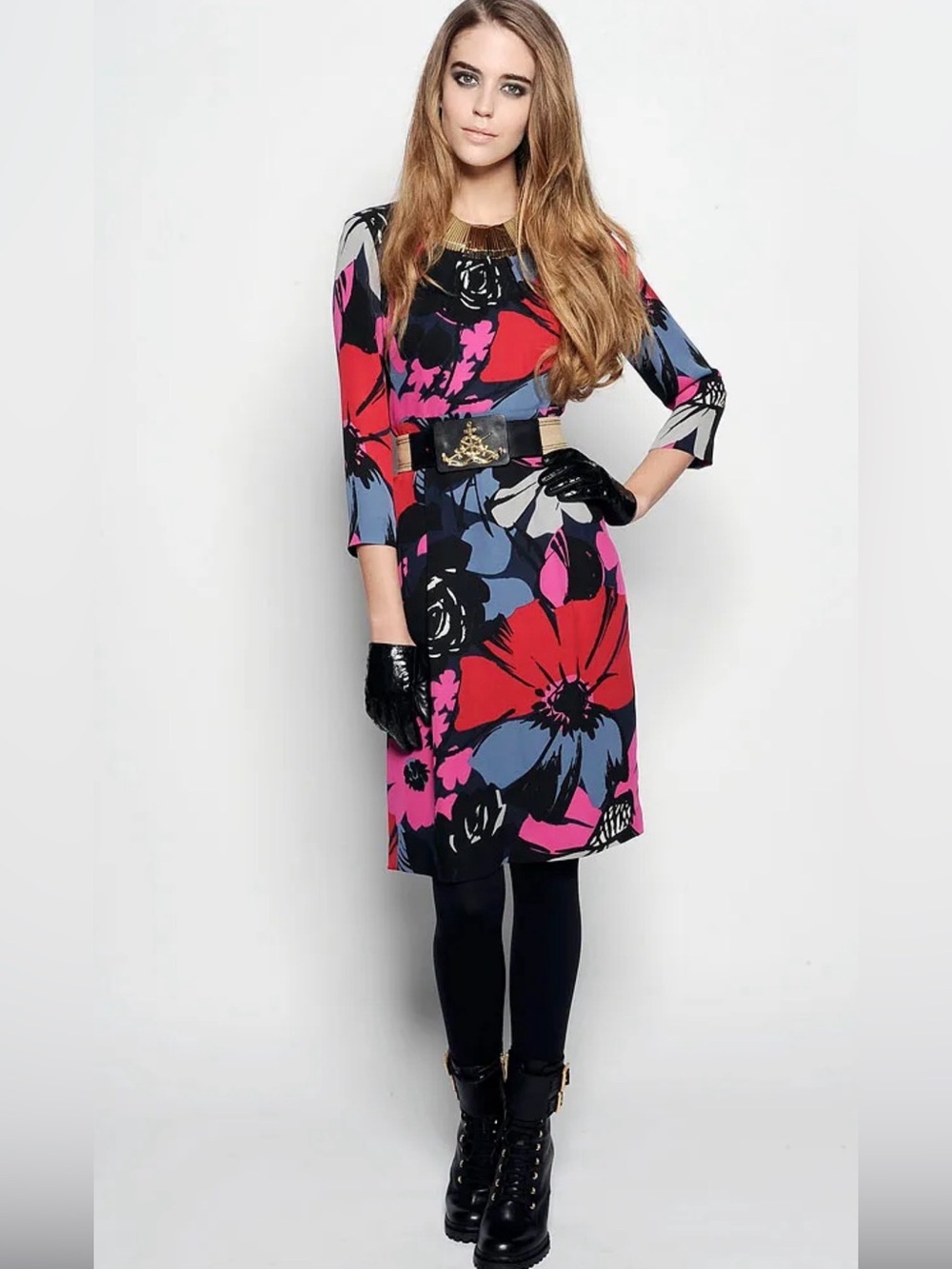 Tory Burch floral silk dress